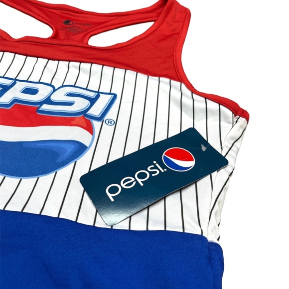 PEPSI SWIMSUIT WOMENS SIZE XL ONE PIECE SWIM WEAR BATHING SUIT LOGO - Picture 5 of 8